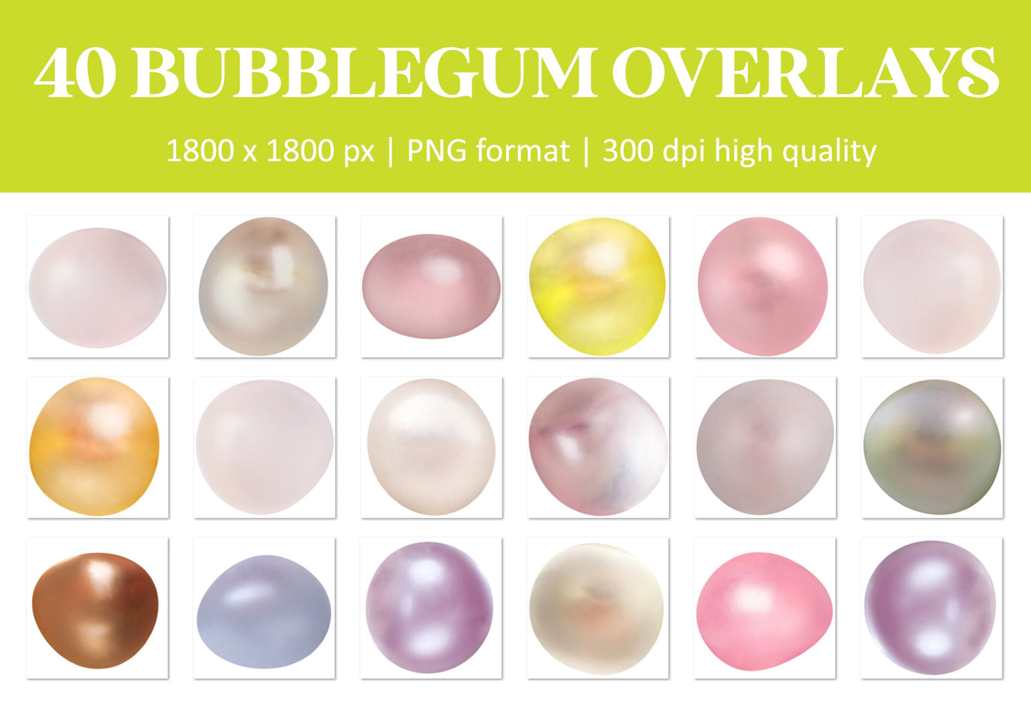 Bubblegum overlays, blowing bubble gum overlay, bubblegum PNG, bubble gum overlays, Photoshop overlays, photo prop, Digital Download