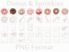 Rainbow Sprinkles Overlay for Photoshop - Birthday & Doughnut Effects - Instant Digital Download