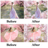 Blossom Branch Overlays for Photoshop - Painted Flower and Apple Blossom