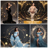 Bokeh Light Ring Overlays for Photoshop - Maternity Star and Heart Effects