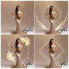 Bokeh Light Ring Overlays for Photoshop - Maternity Star and Heart Effects