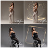 Bokeh Light Ring Overlays for Photoshop - Maternity Star and Heart Effects