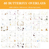 Butterfly Overlays for Photoshop - Realistic Flying Butterflies and Spring PNG