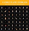 Candle Flame Overlays for Photoshop - Christmas Magic Light