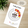 Printable cooking tracker monthly printable journal page in A4, A5 and US Letter size