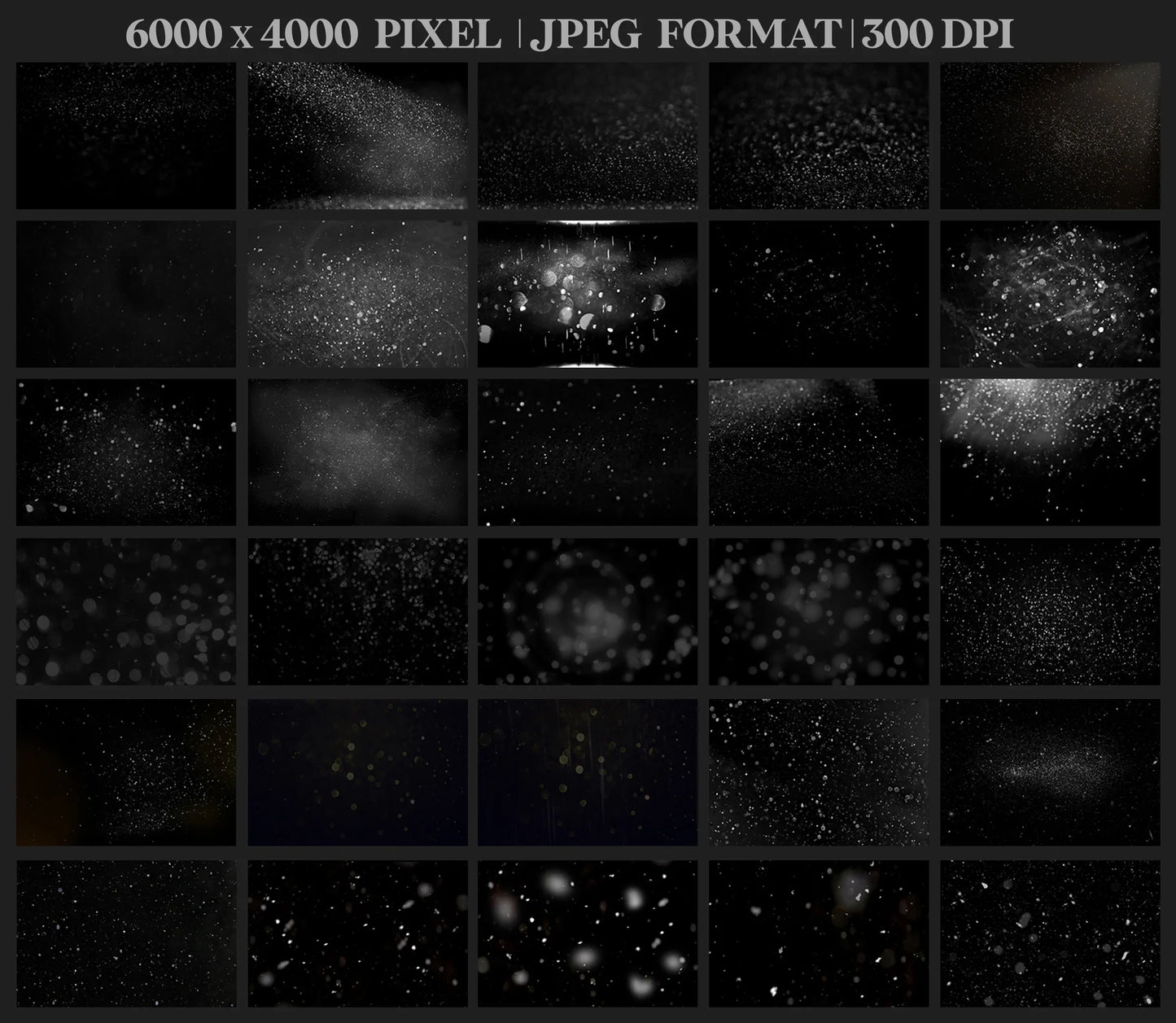 Dust Overlay for Photoshop - Bokeh Glitter and Magic Particles