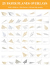 Paper Airplane Overlays for Photoshop - Flying Kids & Nostalgic Effects - Instant Digital Download