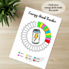 Printable energy drink tracker monthly printable journal page in A4, A5 and US Letter size