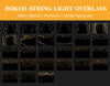 Fairy Light Bokeh Overlays for Photoshop - Twinkle and Romantic Glow Effects