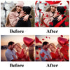 Falling Rose Petals Overlay for Photoshop - Valentine's Wedding Effects