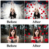 Falling Rose Petals Overlay for Photoshop - Valentine's Wedding Effects