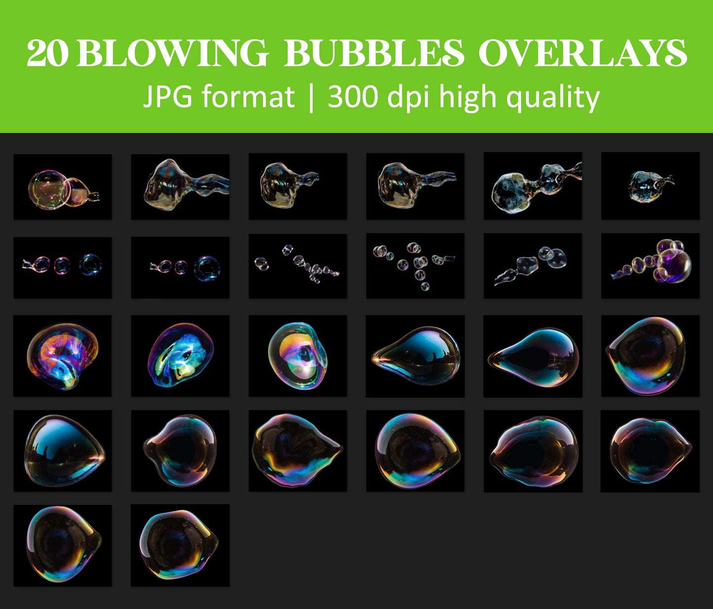 Realistic soap bubble overlays, floating bubbles, bubbles overlay, blowing bubbles, photoshop overlay, soap bubbles, overlay, DOWNLOAD