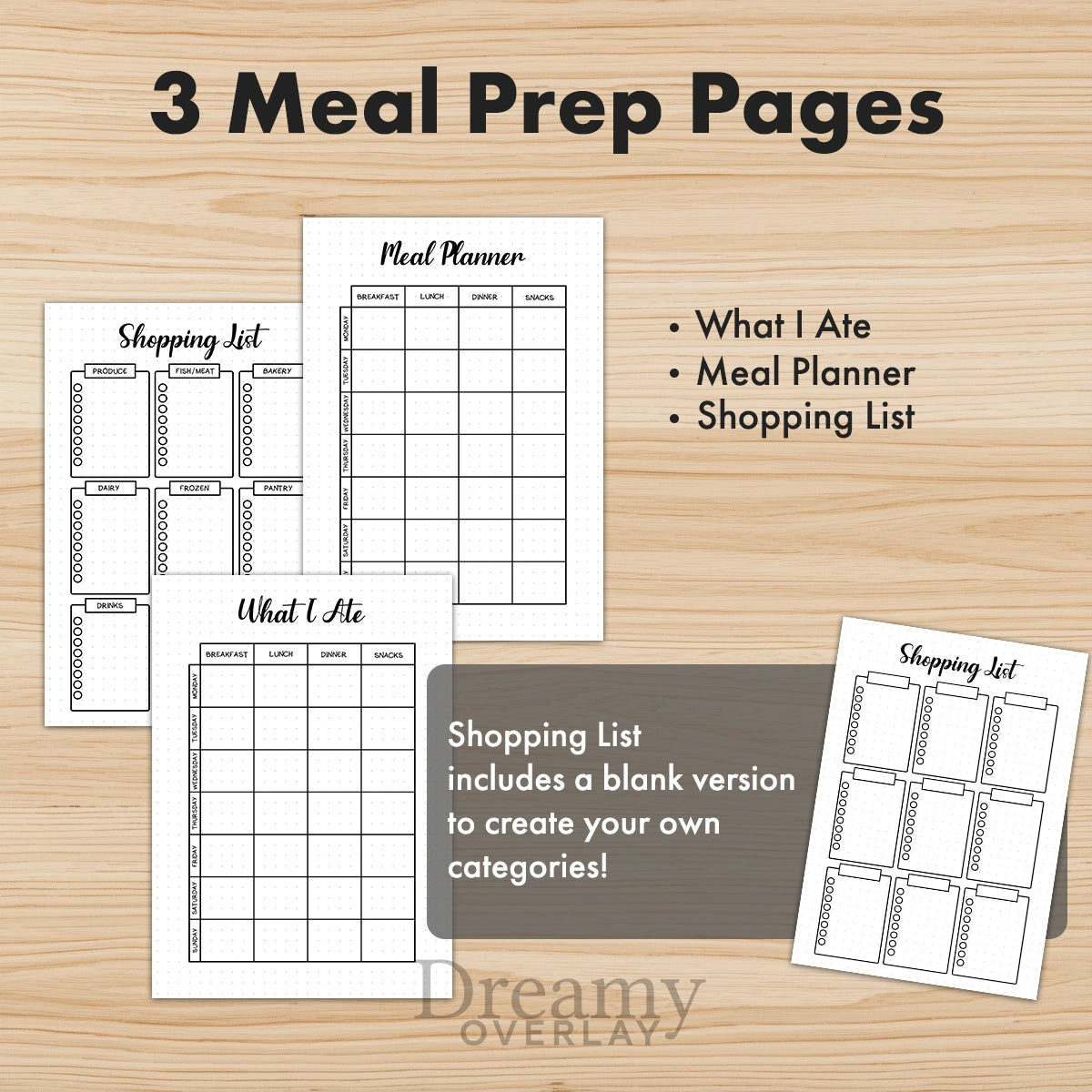 Printable fitness  journal  bundle tracker monthly printable journal page in A4, A5 and US Letter size