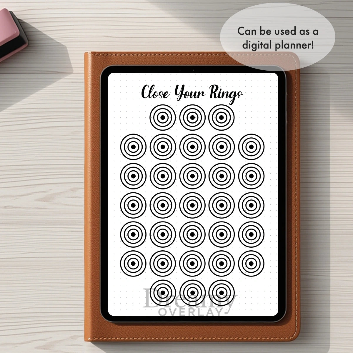 Printable fitness trackers bundle monthly printable journal page in A4, A5 and US Letter size