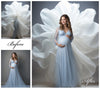 Floral Maternity Backdrops for Photoshop - Pregnancy Portrait Flower Effects
