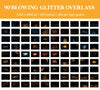 Glitter Overlays for Photoshop - Blowing Gold Dust Effects