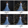 Gold Glitter Photo Overlay for Photoshop - Wedding Shimmer and Festive Sparkle