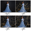 Gold Glitter Photo Overlay for Photoshop - Wedding Shimmer and Festive Sparkle
