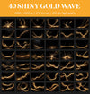 Gold Wave Maternity Overlays for Photoshop - Glitter Backgrounds