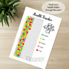 Printable health tracker journal page in A4, A5 and US Letter size