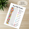 Printable heart rate tracker printable journal page in A4, A5 and US Letter size