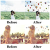Hot Air Balloon Overlays for Photoshop - Sky Adventure and Travel Effects