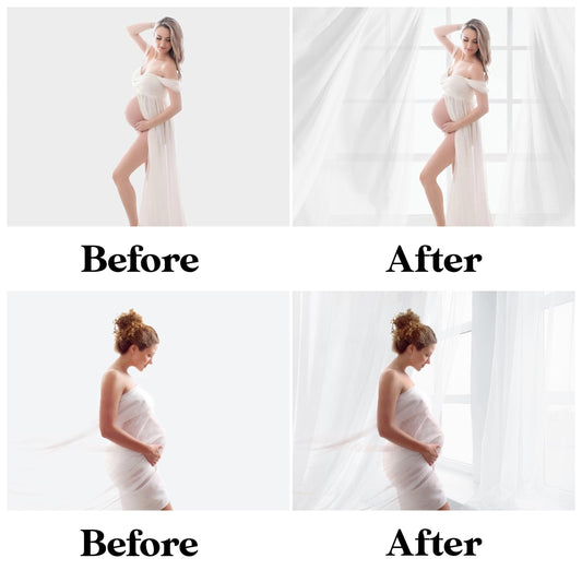 Backlit Window Backdrops for Photoshop - Maternity & Portrait Textures - Instant Digital Download