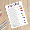 Printable kids chore tracker printable journal page in A4, A5 and US Letter size