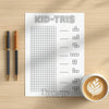 Printable kids chore tracker printable journal page in A4, A5 and US Letter size