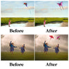 Kite Overlays for Photoshop - Flying Diamond Shapes