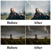 Lightning Overlay for Photoshop - Realistic Thunderstorm and Rain Effects