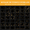 Magic Glowing Butterfly Overlays for Photoshop - Firefly and Magic Dust Effects