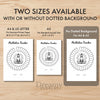 Printable meditation tracker monthly printable journal page in A4, A5 and US Letter size