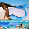 Mermaid Tail Overlays for Photoshop - Transparent Fantasy PNG