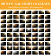 Natural Sunlight Overlays for Photoshop - Sunbeam and Ray Effects