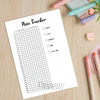 Printable pain tracker journal page in A4, A5 and US Letter size