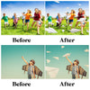 Paper Airplane Overlays for Photoshop - Flying Kids and Nostalgic Effects