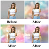 Pastel Bokeh Backgrounds for Photoshop - Rainbow Maternity Backdrops