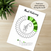 Printable plant watering tracker monthly printable journal page in A4, A5 and US Letter size