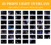 Prism Light Leak Overlays for Photoshop - Crystal Rainbow Lens Effects