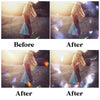 Prism Light Leak Overlays for Photoshop - Crystal Rainbow Lens Effects