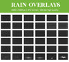 Rain Overlays for Photoshop - Realistic Falling Raindrops