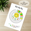Printable rate my day tracker monthly printable journal page in A4, A5 and US Letter size