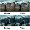 Raven Crow Overlays for Photoshop - Realistic Gothic Birds and Flock PNG