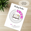Printable reading tracker monthly printable journal page in A4, A5 and US Letter size