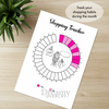 Printable shopping tracker printable journal page in A4, A5 and US Letter size