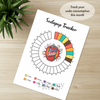 Printable soda pop tracker monthly printable journal page in A4, A5 and US Letter size