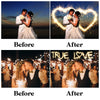 Sparkler Overlays for Photoshop - Heart Shapes and Alphabet Light Effects