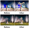 Sparkler Overlays for Photoshop - Heart Shapes and Alphabet Light Effects