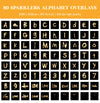 Sparkler Overlays for Photoshop - Heart Shapes and Alphabet Light Effects